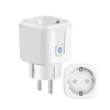 Intelligente WLAN-Steckdose | Kompatibel mit Google Assistant und Amazon Alexa | Steuerung über Smart Life oder Tuya Smart | Typ Schuko | Wattmeter, Zeitschaltuhr | SM-P16