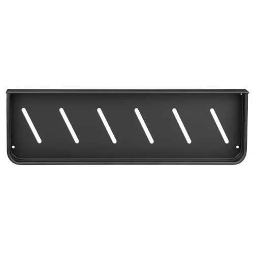 Badezimmerablage für Waschbecken | Länge 40 cm, Duschspender | schwarz | BSU-L40CM-B