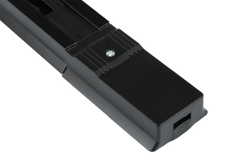 Modern Schienensystem Komplettset | Schienenbeleuchtung | 1m Schienenprofil + 3x flammige GU10 Spot Strahler | Deckenlampe