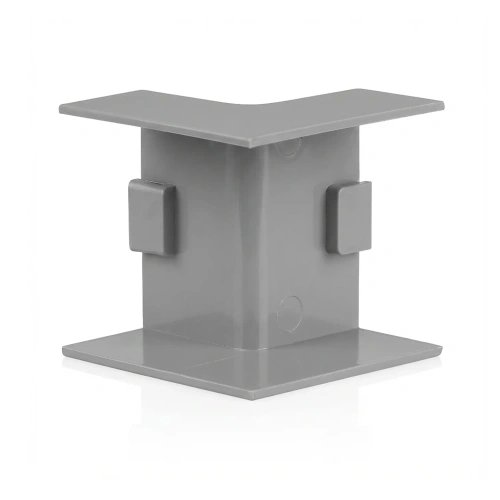 Innenwinkel-Verbinder für Kabelkanalabdeckung | 40 × 20 mm | grau | CDT-04-Grey