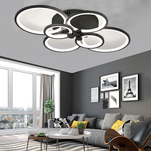 Mehrfachfunktionale moderne Pendelleuchte | LED | Schwarz | RLG-C72W-B