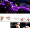 12V Auto LED Innenbeleuchtung, 8M LED 5050 RGB Ambientebeleuchtung Atmosphäre Neon Lichtleiste Light, wasserdichte LED Licht Strip Streifen mit APP | 4 in 1 6 in 1