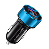 Schnellladegerät fürs Auto 2x USB mit LED-Display | Quick Charge 3.0 | Spannungsmesser | CA-003