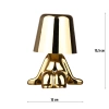 Moderne Tischlampe mit Touch-Bedienung | Nachtlicht mit eingebautem Akku | HJA23-H-GOLD