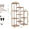 Holz Blumenständer für Töpfe | Pflanzenständer | Blumenregal | NZ239-BAMBOO