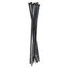 Set von 10 Kabel- und Drahtorganisatoren | Kabelbinder und Basis mit Schaumband | Schwarz | KZ-D06-40MM