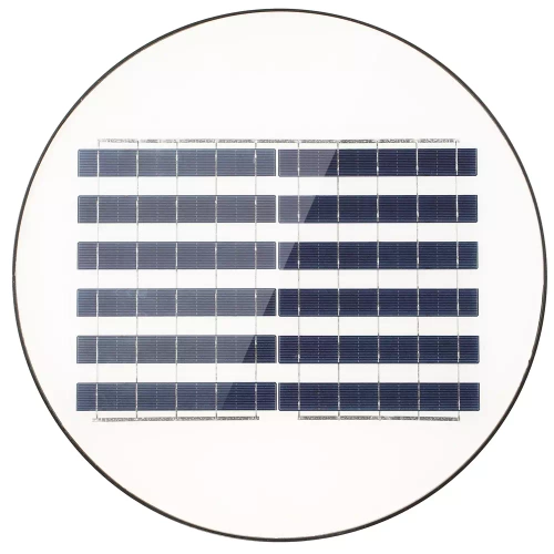 Straßenlaterne, Solar-LED-UFO-Lampe | 300W, 8Ah, IP65, 240 LED SMD5730 | großer 6V/13W Solarpanel | Fernbedienung | LDT-B240