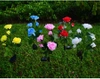 Solarblume | Solar-LED-Gartenlampe Weiße Rosen | 74 cm, 600 mAh | FLD-35-WHITE