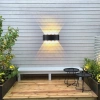 Gartenlaterne, LED-Außenwandleuchte | oben - unten | 10W, IP65 | BD-C041-10W