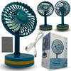 Kompakter Schreibtischventilator | USB-Stromversorgung | blau | FY-049-LB