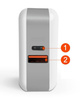 Netzladegerät Power Delivery 3.0 für Macbook | KP2U-PD-White
