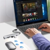 USB-C Hub mit 3x USB + SD + TF Kartenleser | Typ C 5-in-1 Adapter, Splitter | HUB