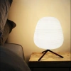 Tischlampe mit milchigem Schirm | Glas Nachtlicht | CSD-C2027-W