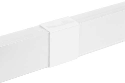 Kabelkanalabdeckleiste für TV, Kabelkanal, Abdeckung | 3M Selbstklebeband | 1 Meter, 40x20mm, weiß | ZXC-20-1M