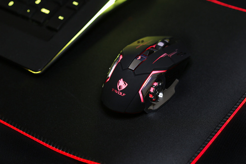 Kabellose RGB-LED-Gaming-Maus | 1200-2400 DPI | Q13