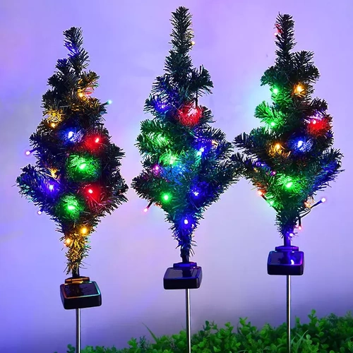 Solar-Gartenleuchte LED Tannenbaum | 66 cm, 600 mAh | FLD-34