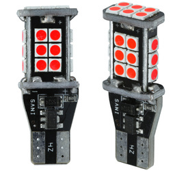 LED-Autolampe T15 W16W | 24 SMD 2835 CANBUS | rot