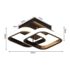 Moderne Deckenleuchte | Plafond | LED | RLS-N16W-B