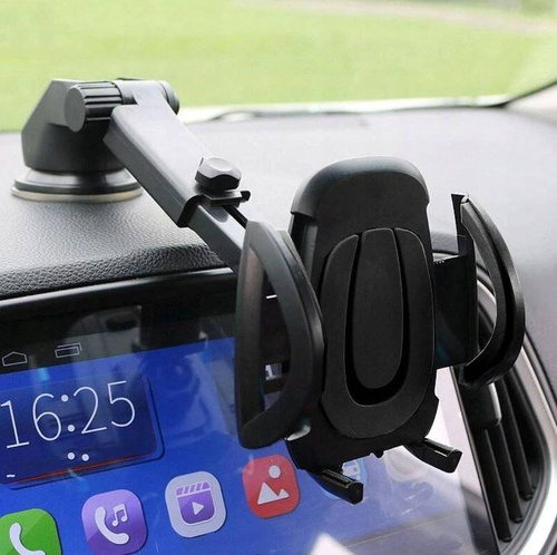 Autohalterung für Telefon am Teleskopstativ | Schwerkraft | an der Windschutzscheibe | PSI-C037