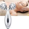 Gesichtsmassagegerät | Rotierender Gesichts- und Körperroller | AL-306B-SILVER