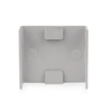 Gerader Verbinder für Abdeckleiste 40x20mm | grau | CDT-02