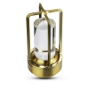 Camping-Tischlampe mit eingebautem 2000mAh Akku und Touchpanel | 3 Helligkeitsstufen, dimmbar | Gold | HJA27