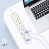 Steckdosenleiste 5 m | 5 Steckdosen + 3x USB | weiß | LH-F05U