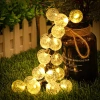 Solar-Garten-Lichterkette LED | 6 Meter, 40 LED-Lampen | SDC-Q40LED-6M
