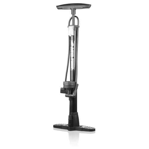 Fahrradpumpe mit Manometer Presta Schrader Dunlop 160 PSI | Standpumpe mit Manometer und Adaptern für Reifen und Bälle | Universal Fahrradpumpe mit Manometer 11 bar | ZY-6138C
