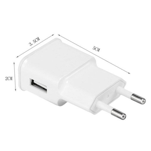 USB-Netzladegerät für Telefon | Seitlicher USB-Anschluss | WA-001