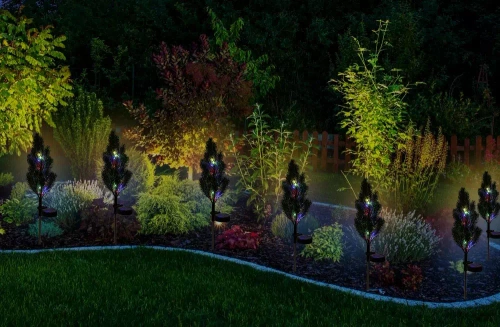 Solar-Gartenleuchte LED Tannenbaum | 66 cm, 600 mAh | FLD-34