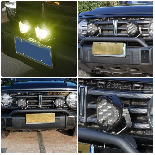 LED-Arbeitsleuchte | 9" | 50 W | 5.000 lm | 2-in-1 | Tagfahrlicht (DRL) + Fernscheinwerfer | WL002-50W