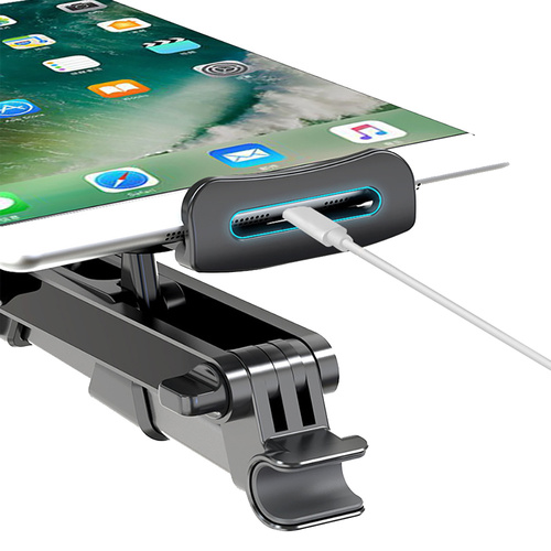 Kfz-Kopfstützen-Halterung für Smartphone/Tablet | klappbar, 4,5"-12,6" | PSI-A052