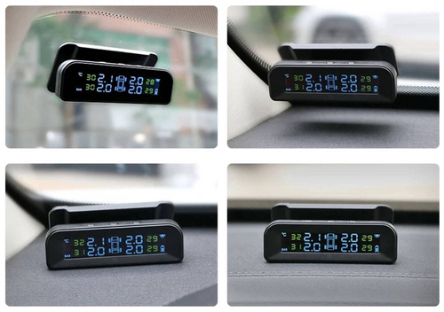 Solaranlage TPMS | 4 Reifendruck- und Temperatursensoren | TPMS-H1-1