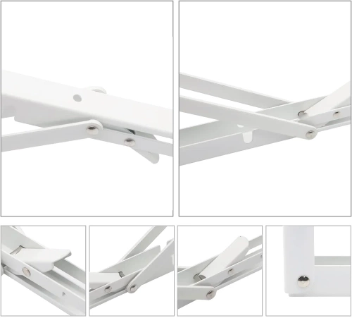 Faltbare Regalhalterungen | Faltbare Regalhalterungen für Regalbretter | FB-A20CM-WHITE | Regalhalterung