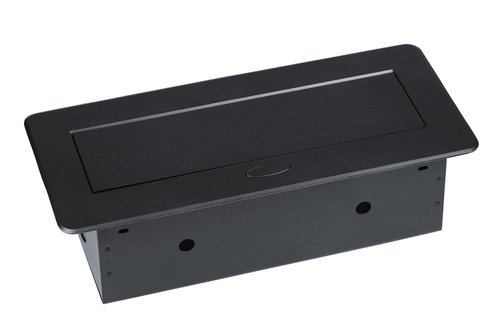 Doppel-Steckdose mit Schutzkontakt und 2x USB, versenkbar für Arbeitsplatte | JX-S267K