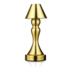 Tischlampe mit eingebautem Akku | Nachtlicht mit drei Leuchtfarben | Stimmungsvolle Lampe für Hotel, Restaurant | HJA12-A-GOLD