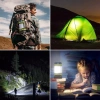 LED-Campinglampe mit Powerbank-Funktion, Outdoor-Taschenlampe | 800 lm, 3.700 mAh, bis zu 20 h Laufzeit, 6 Leuchtmodi, rotes Licht, IPX4 | HC-260