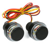 2in1 Motorradlampen zur Montage im Griff des Lenkrads | DUAL COLOR - Blinker und Tagfahrlicht | 2 Stück - 1 Packung