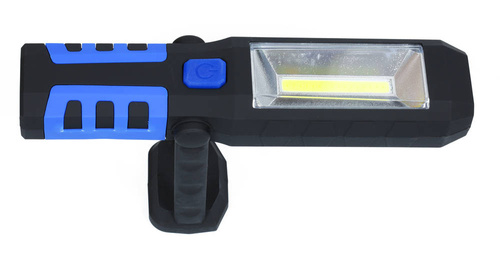 Werkstatt-LED-Arbeitsleuchte mit Akku 3W mit Haken und magnetischem Fuß | 2600 mAh | 3 Lichtmodi | W29