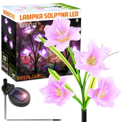 Solarblume | Solar-LED-Gartenlaterne Narzisse Narzisse | 67 cm, 600 mAh | FLD-24