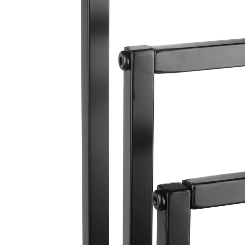 Handtuchhalter, dreifach | 45 cm | schwarz | TRF-450-BLACK