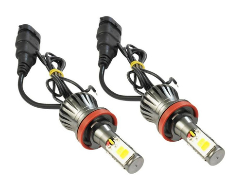 Ein Satz COB H9 H11 DUAL COLOR JDM LED-Lampen