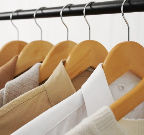 Kleiderbügel-Set | Holzkleiderbügel für Kleiderschrank | HLD-Z10