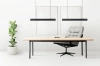 Moderne rechteckige Pendelleuchte | Fernbedienung | LED | schwarz | SX41-60CM-24W-BK