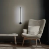 Moderne Wandleuchte 60cm 10W | Schwarze Wandleuchte mit Drehmöglichkeit | LED-Lampe mit einer Farbtemperatur von 4000K | YG-W002