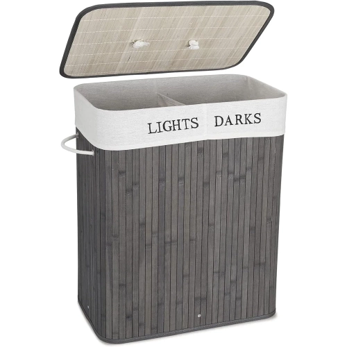 Wäschekorb | 100 l | grau | ZYL-100L-GREY