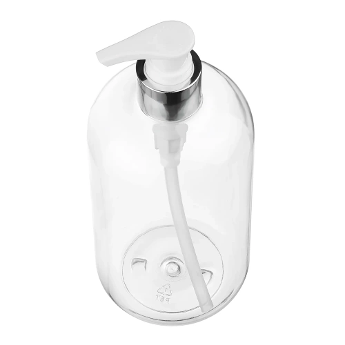Seifenspender | Durchsichtige Flasche mit Seifenspender für Flüssigseife | XH35-TSP