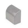 Abschlussstück für Abdeckleiste | 40x20 mm | grau | CDT-01