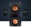 Tragbare Bluetooth-Säule | 4 Lautsprecher, Holzgehäuse | Mikrofoneingang und "Karaoke"-Modus | SP-A25